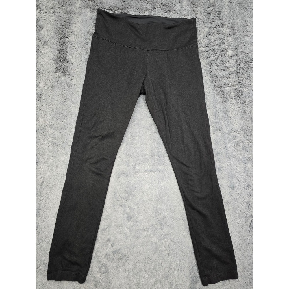 White House Black Market Womens Black Ponte Knit Slim Leg Leggings Size M 0638